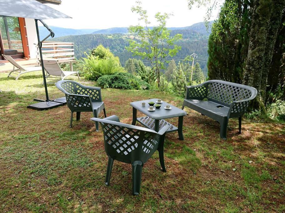 Maison D'Altitude Avec Vue Panoramique A Gérardmer Exterior foto